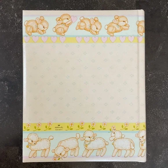Vintage 80s Hallmark Keepsake Album adopted child baby memory book unisex - Picture 16 of 16